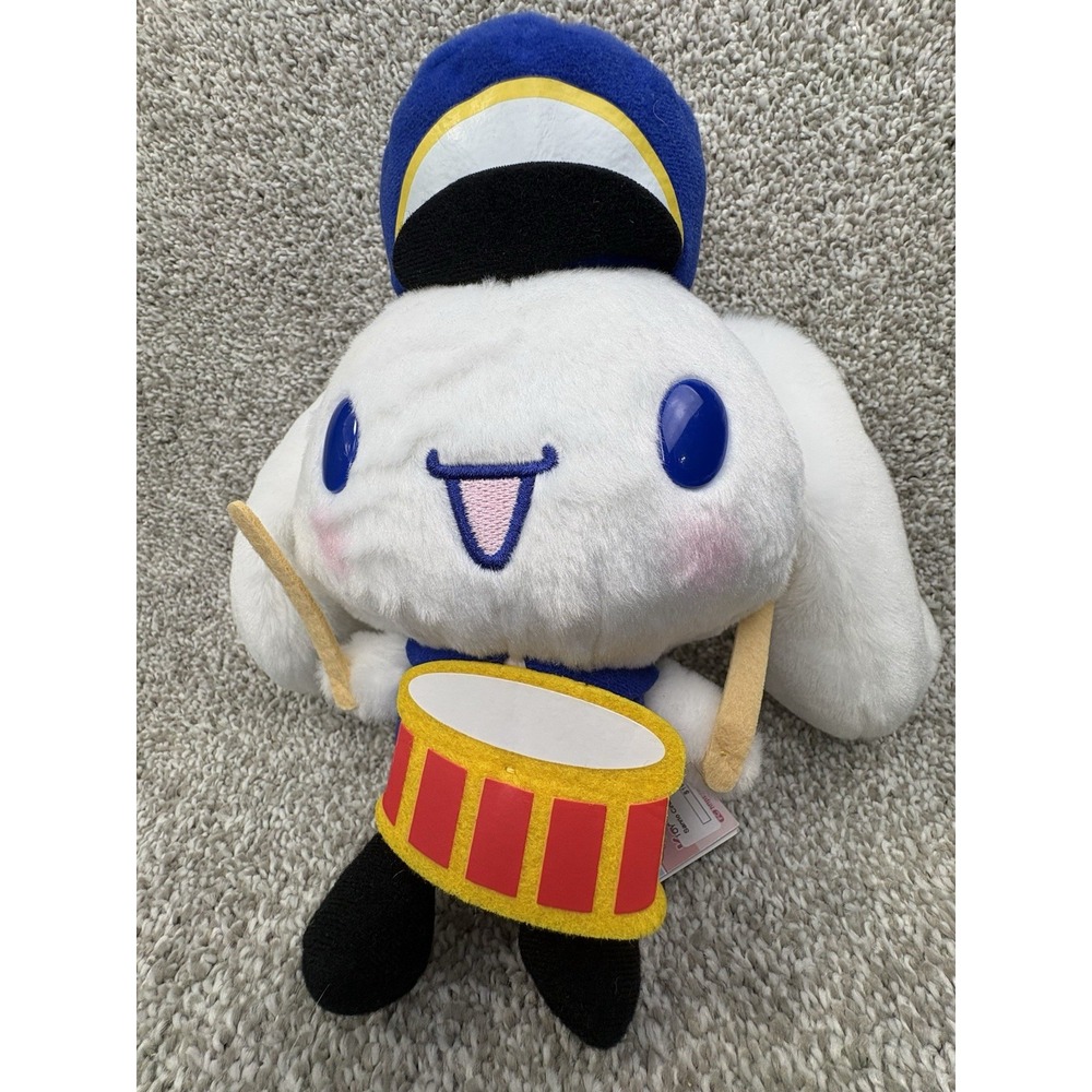Sanrio Cinnamorroll 20th Anniversary Drum Corps Plush FuRyu Japan NWT